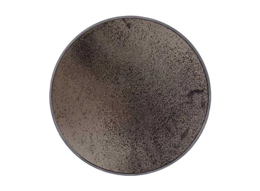 Spiegel Aged Wall Mirror Bronze Ø121 20613 Ethnicraft