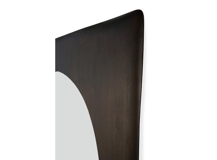 Zijkant Spiegel Pi Wall Mirror Mahogany Dark Brown 29776 Ethnicraft