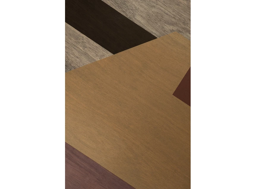 Detail Plateau Bronze Angle Glass Tray Round XL 20574 Ethnicraft