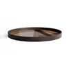 Zijkant Plateau Pinot Angle Glass Tray Round L 20573 Ethnicraft