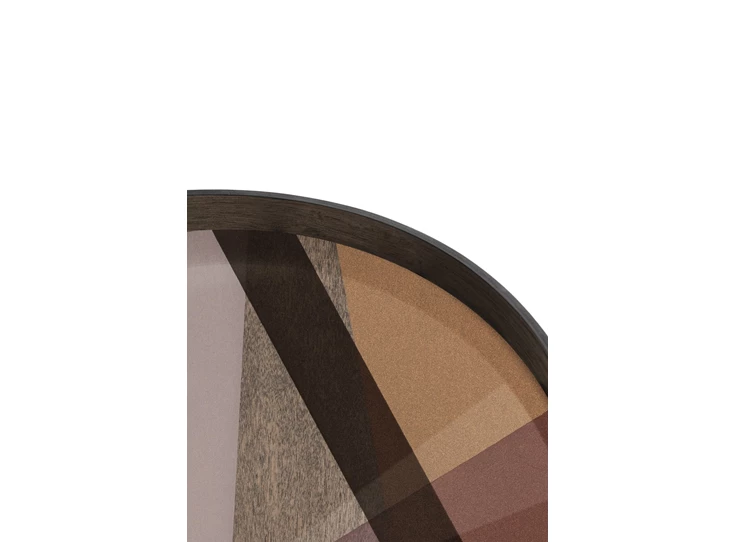Bovenkant Plateau Pinot Angle Glass Tray Round L 20573 Ethnicraft