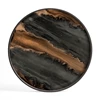 Plateau Bronze Organic Glass Tray Round L 20584 Ethnicraft