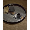 Sfeerfoto Plateau Bronze Organic Glass Tray Round L 20584 Ethnicraft