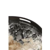 Bovenkant Plateau Black Organic Glass Tray Round S 20583 Ethnicraft