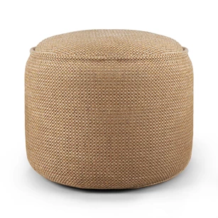Poef Donut Outdoor Pouf Marsala Check Fabric 20068 Ethnicraft