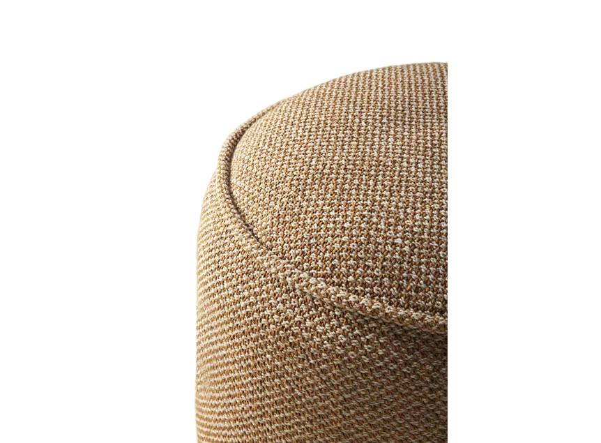 Bovenkant Poef Donut Outdoor Pouf Marsala Check Fabric 20068 Ethnicraft