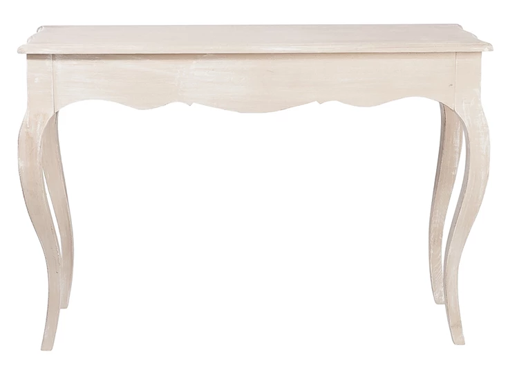 22513 console naturel jolipa gekrulde poot j-line wandtafel hout