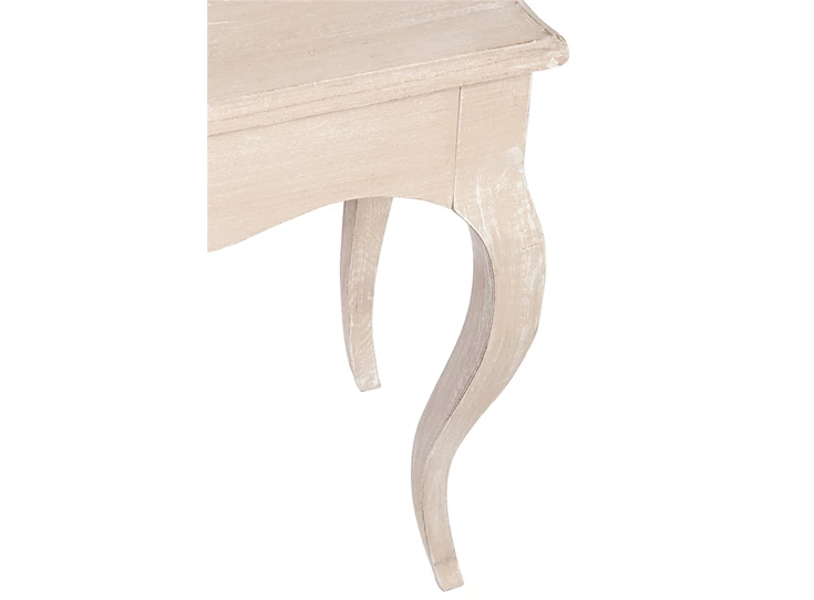 22513 gekrulde poot j-line wandtafel hout naturel jolipa console