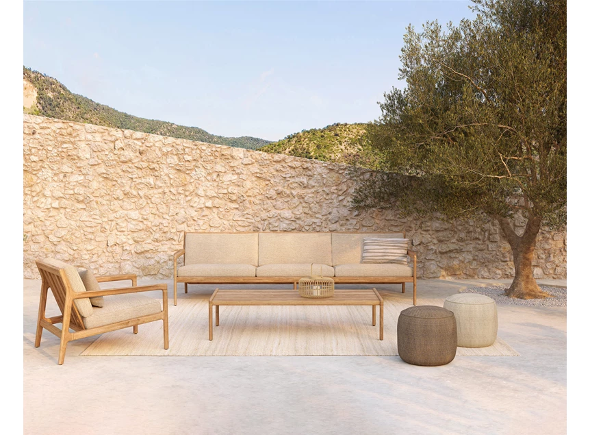 Sfeerfoto Zitbank Teak Jack Outdoor 3 Seater Natural 10242 Ethnicraft