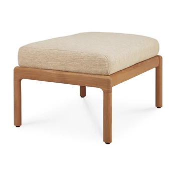 Poef Teak Jack Outdoor Footstool Natural 10247 Ethnicraft