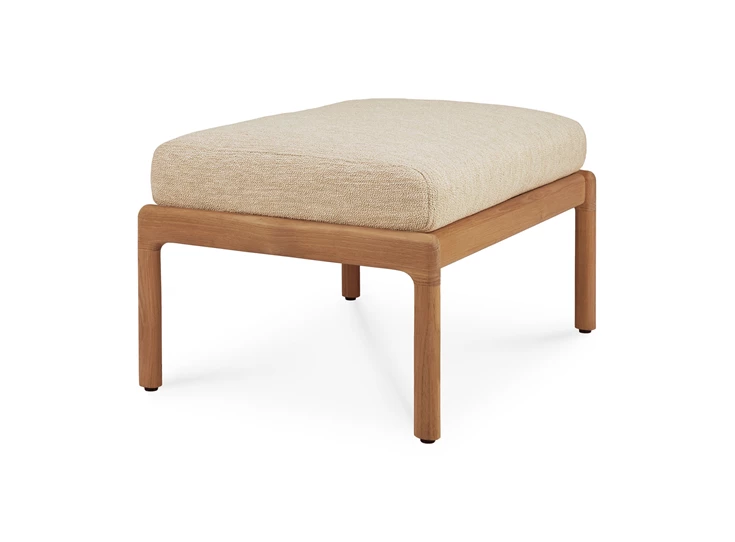 Poef Teak Jack Outdoor Footstool Natural 10247 Ethnicraft