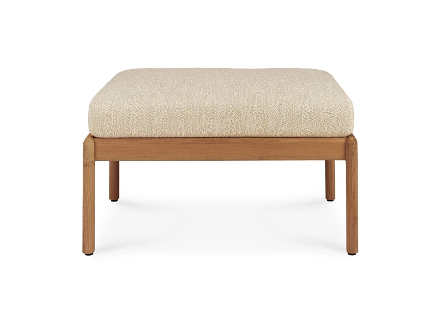 Front Poef Teak Jack Outdoor Footstool Natural 10247 Ethnicraft
