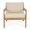 Front Bijzetzetel Teak Jack Outdoor Lounge Chair Natural 10240 Ethnicraft