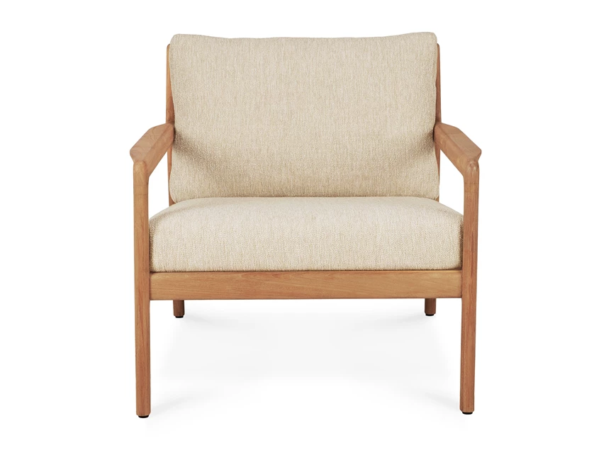 Front Bijzetzetel Teak Jack Outdoor Lounge Chair Natural 10240 Ethnicraft
