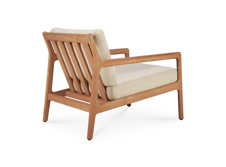 Achterkant Bijzetzetel Teak Jack Outdoor Lounge Chair Natural 10240 Ethnicraft