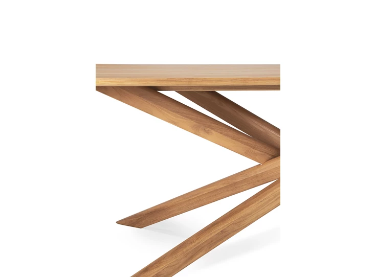Detail Eettafel Teak Mikado Outdoor Dining Table 10273 Ethnicraft