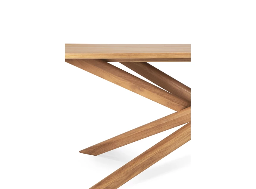 Detail Eettafel Teak Mikado Outdoor Dining Table 10273 Ethnicraft
