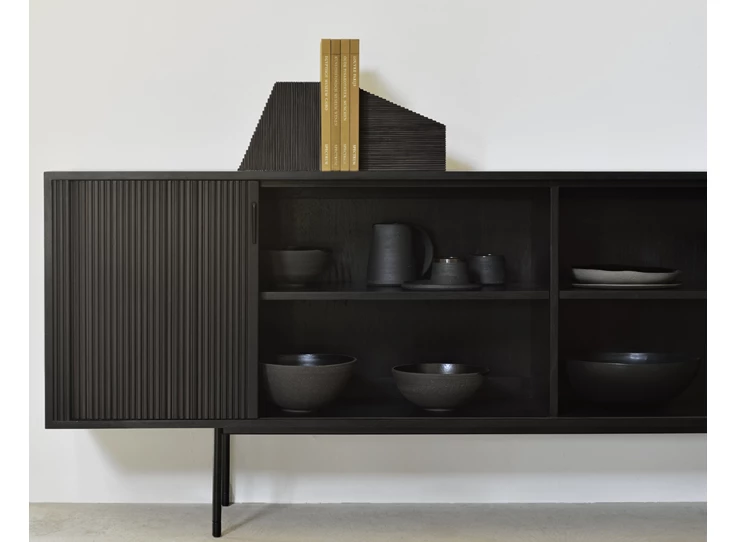 Schuifdeuren Dressoir Teak Roller Max Sideboard 10052 Ethnicraft