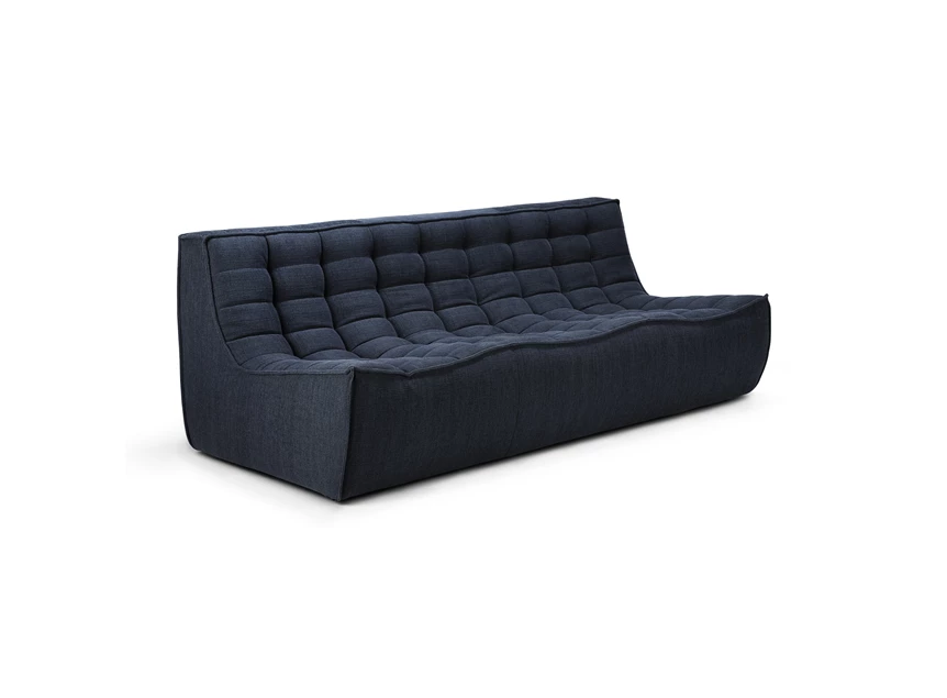 Zijkant Grote canapé N701 Sofa 3 Seater Graphite 20224 Ethnicraft