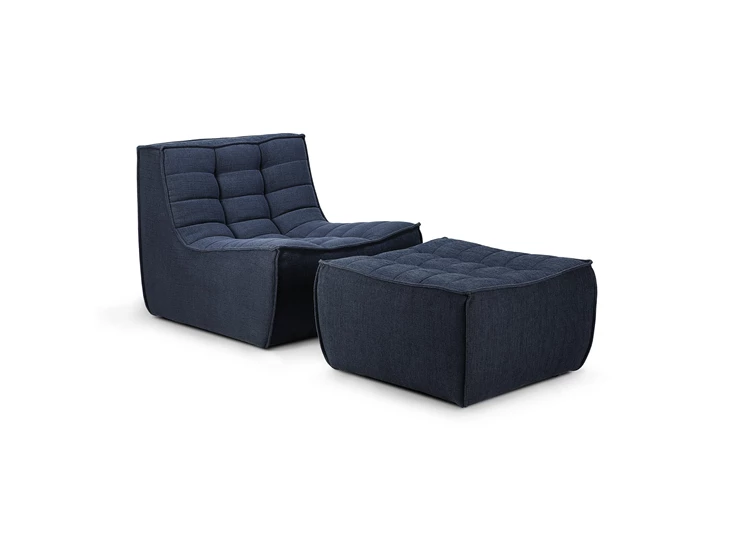 Set Bijzetzetel N701 Sofa 1 Seater Graphite 20222 Ethnicraft