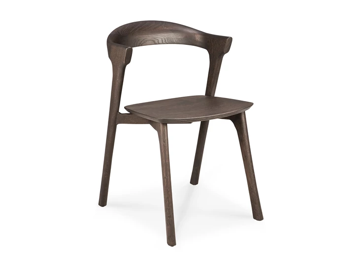 Stoel Oak Bok Brown Dining Chair 51550 Ethnicraft