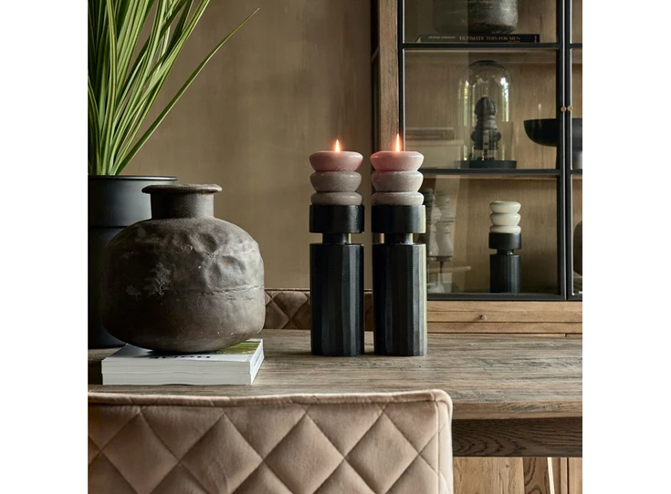 523920 stompkaars rm bauble grijs riviera maison organische vormen sfeerbeeld kandelaars