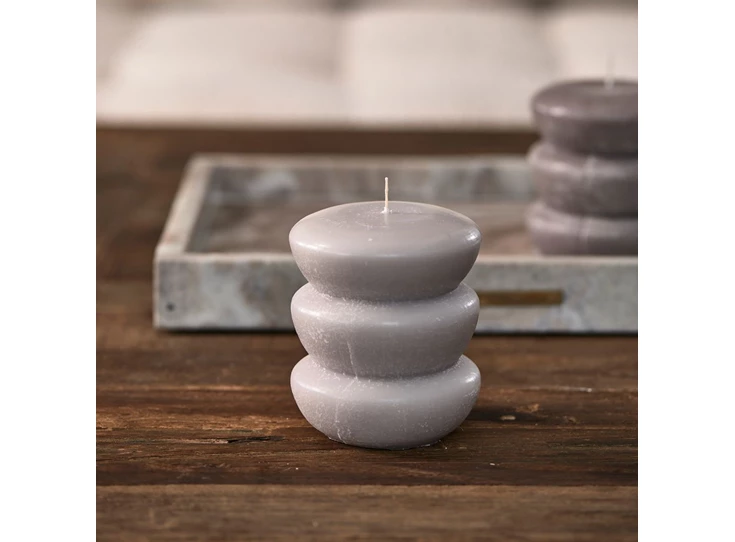 523910 stompkaars RM bauble flax candle riviera maison organisch sfeerbeeld tafel