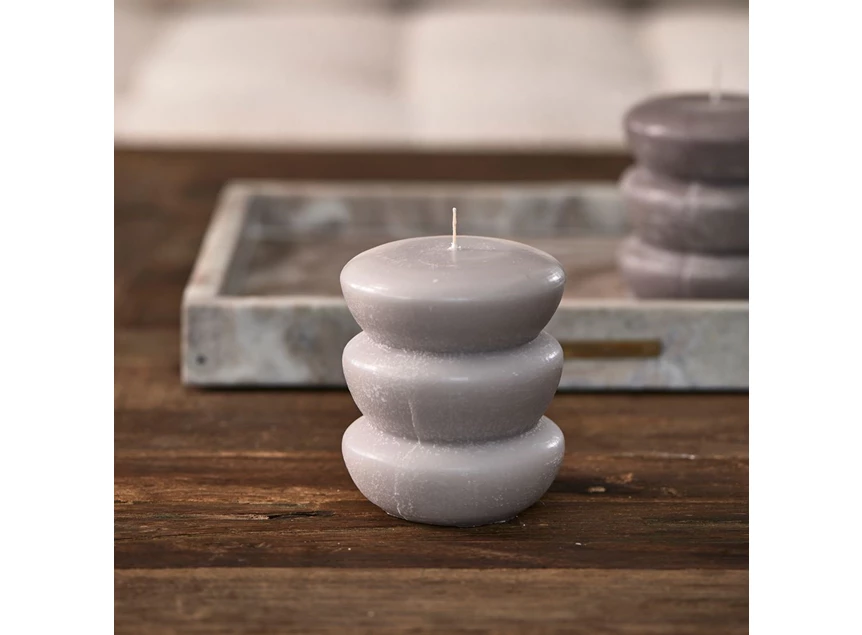 523910 stompkaars RM bauble flax candle riviera maison organisch sfeerbeeld tafel