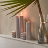 523910 stompkaars RM bauble flax candle riviera maison organisch sfeerbeeld andere kaarsen