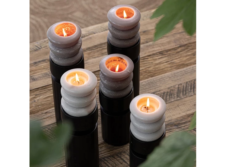 523910 stompkaars RM bauble flax candle riviera maison organisch sfeerbeeld andere kleuren