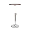 501670 bijzettafel capri zilver in hoogte verstelbaar aluminium mangohout riviera maison hoog