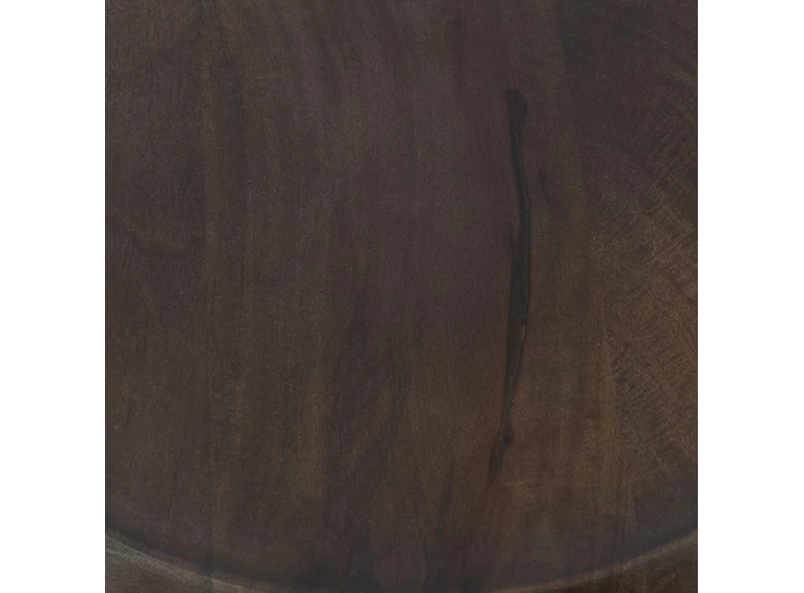 497240 bijzettafel capri zwart in hoogte verstelbaar aluminium mangohout riviera maison detail hout