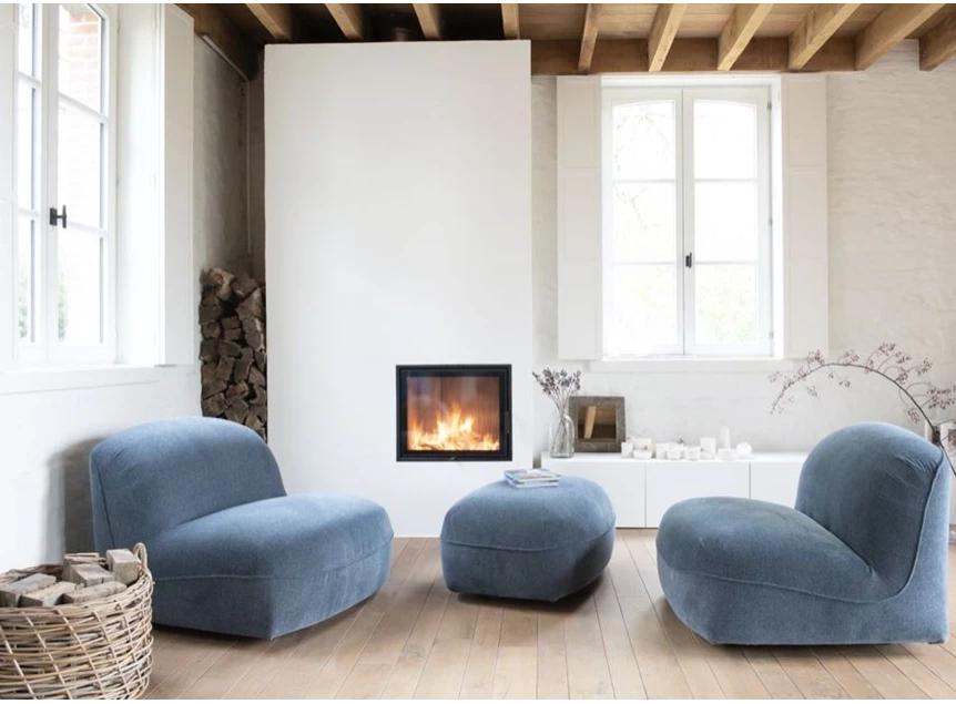 Sfeerfoto Bijzetzetel Lala unit 10 stof Moome by Indera