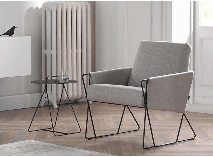 Sfeerbeeld Bijzetzetel Audette unit 10 stof grijs Moome by Indera