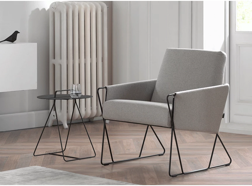 Sfeerbeeld Bijzetzetel Audette unit 10 stof grijs Moome by Indera