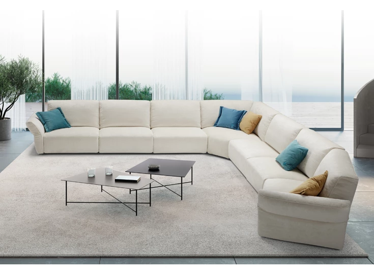 Sfeerfoto Hoeksalon Carrera stof Franco Ferri