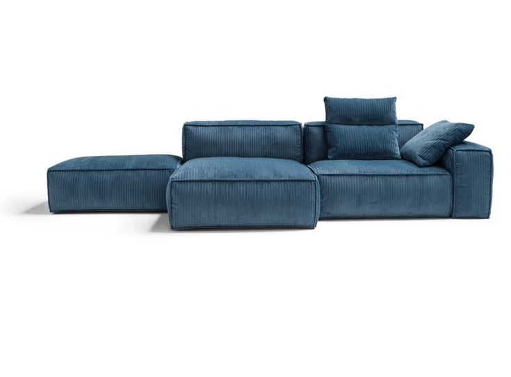 Salon Astor vrijstaand stof ribfluweel Franco Ferri