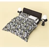 Jungle style black 140x220cm dekbedovertrek refined bedding katoen bladeren sfeerbeeld