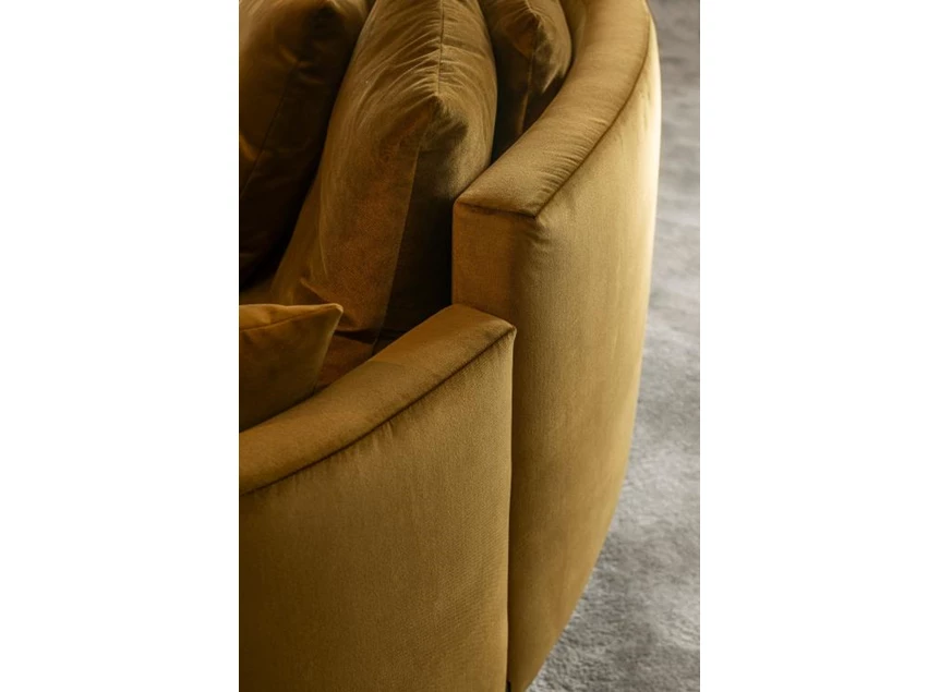 Zijkant Lounge Plectrum bijzetzetel stof fluweel Passe Partout