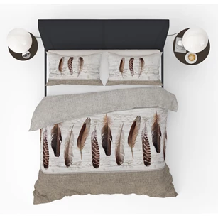 featherwood 2 persoons dekbedovertrek veren refined bedding 240x220cm