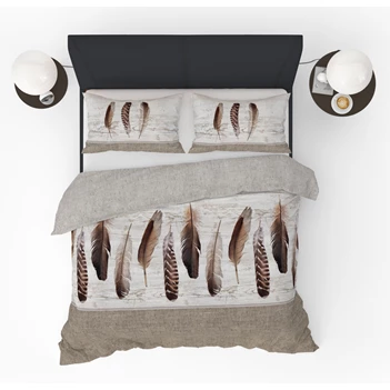 featherwood 2 persoons dekbedovertrek veren refined bedding 240x220cm