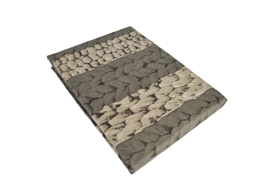 toffy room dekbedovertrek breisel taupe bruin refined bedding 140x220cm 1 persoons detail