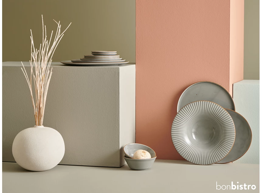 740845 schotel ivory collect 18cm ondertas servies bon bistro porselein ivoor sfeerbeeld