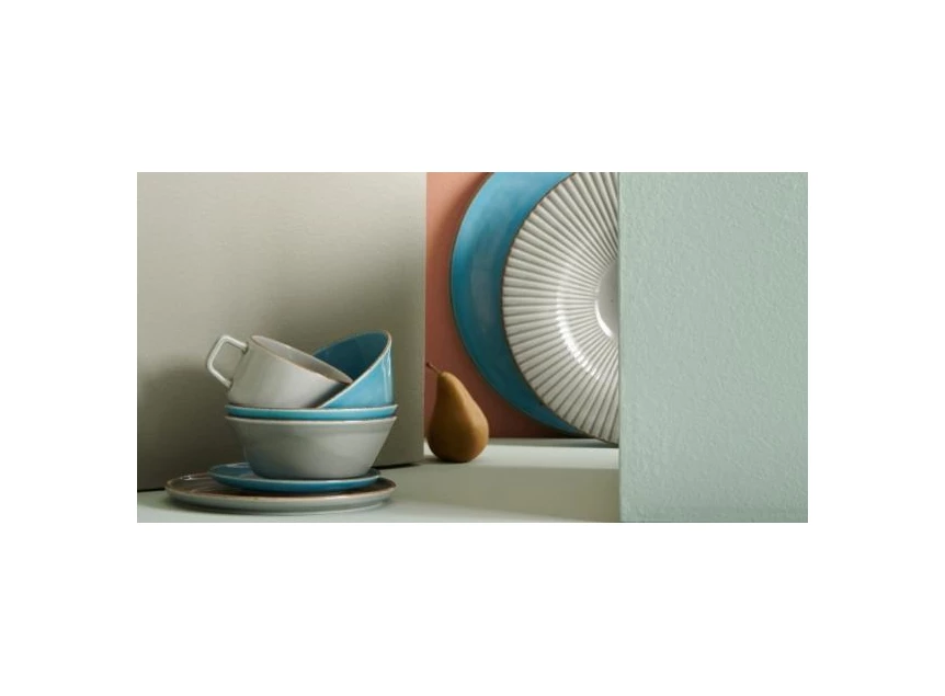 740844 collect servies ivoor sfeerbeeld ivory bon bistro kop mok tas bruin randje porselein