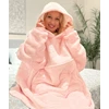 hoodie met kap poeder roos