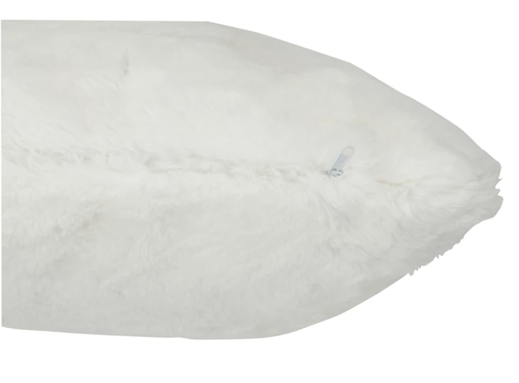 76887 J-Line Jolipa superzacht Sierkussen Cutie zijaanzicht detail 45x45cm Wit