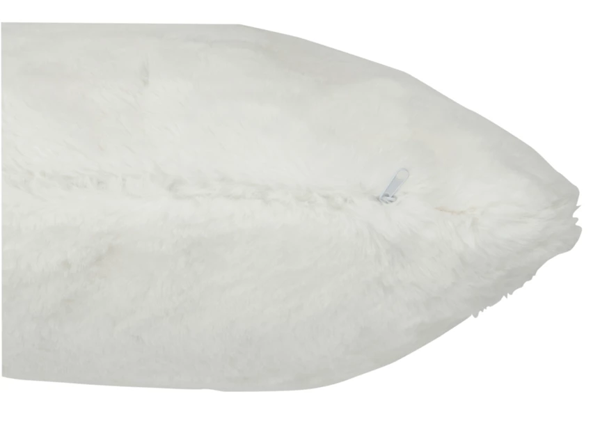 76887 J-Line Jolipa superzacht Sierkussen Cutie zijaanzicht detail 45x45cm Wit