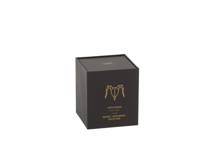 21950 J-LINE Jolipa geurkaars astro steenbok zwart 50u met doos