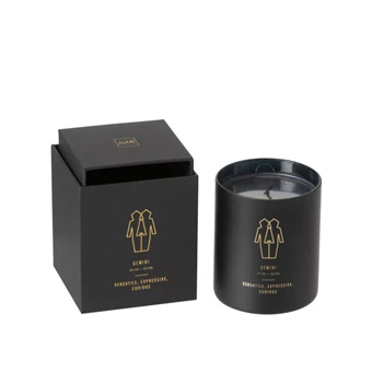 21936 J-LINE Jolipa geurkaars astro tweelingen zwart 50u