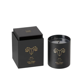 21932 J-LINE geurkaars astro ram zwart 50u